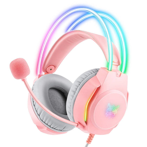 Гейминг слушалки ONIKUMA X26 розови