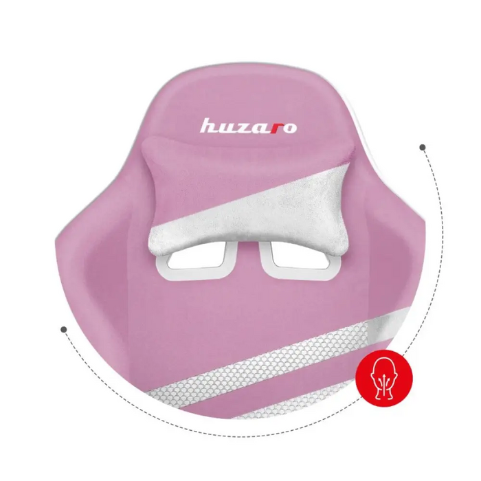 Геймърски стол Huzaro Force 4.4 Pink Mesh