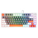 Геймърска клавиатура Savio ASTRAL WHITE JADE 3 COLOURS USB