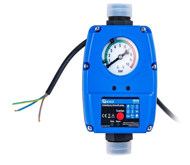 Електронен пресостат Geko - G81510, 1.1 kW, 10 бара