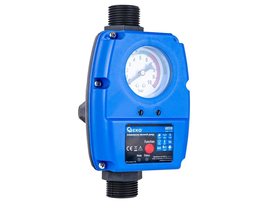 Електронен пресостат Geko - G81510, 1.1 kW, 10 бара