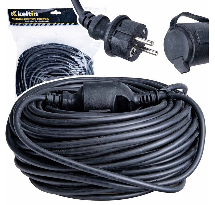 Удължител Geko - Keltin K00224, 3x2.5 mm², 50 m, IP44