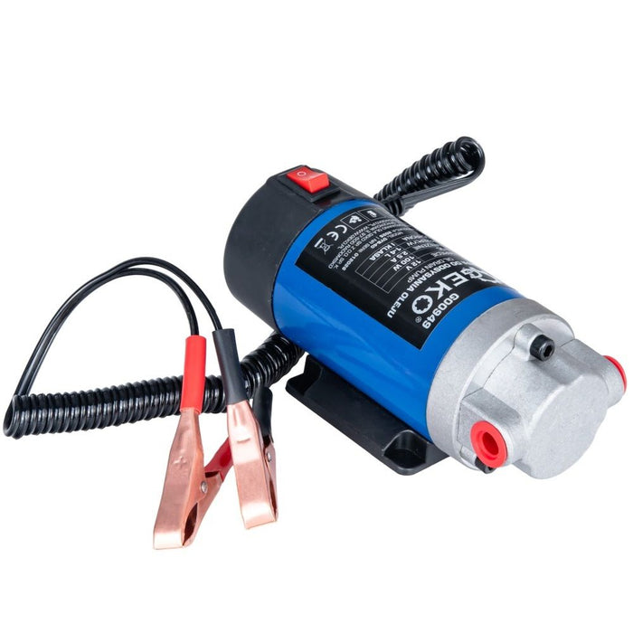 Помпа за изпомпване на моторно масло Geko - G00949, 12V, 100W