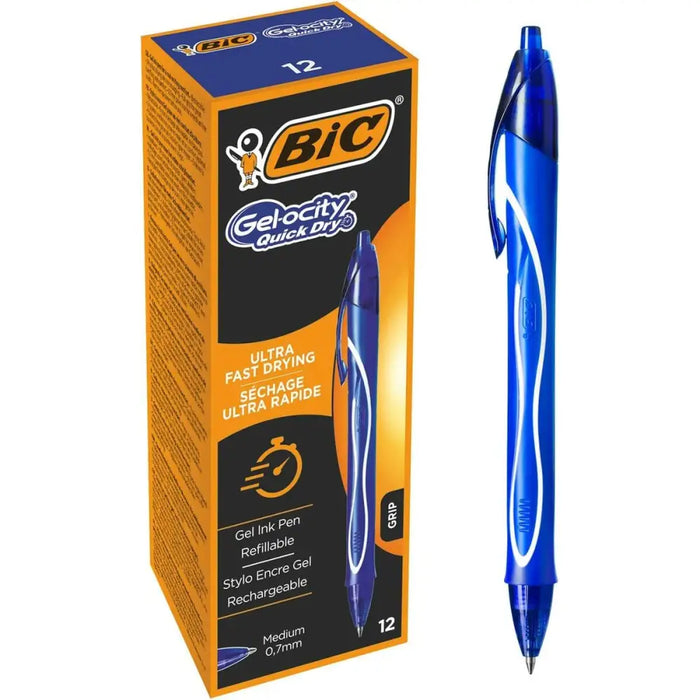 Гел писалка Bic Gel-ocity Quick Dry Син 0,7 mm
