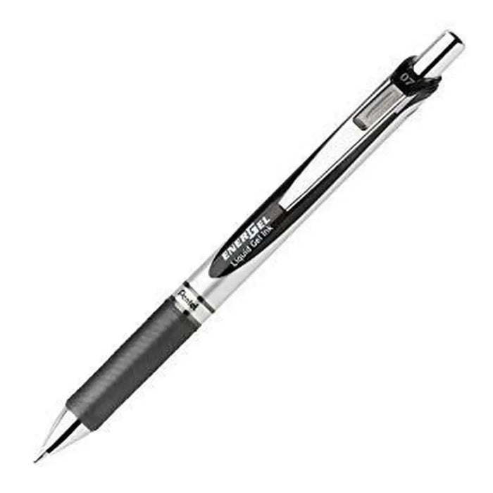 Гел писалка Pentel EnerGel Deluxe Черен 0,35 mm 12 Части