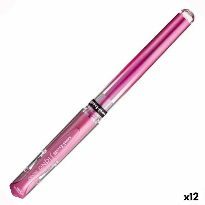 Гел писалка Uni-Ball SIGNO BROAD Розов 0,6 mm 1,0 mm (12