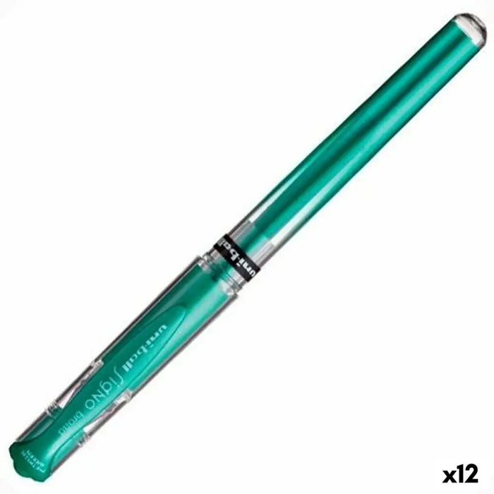 Гел писалка Uni-Ball SIGNO BROAD Зелен 0,6 mm 1,0 mm (12