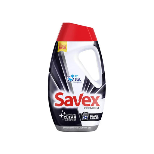 ГЕЛ ЗА ПРАНЕ 1.08L 24 ПРАНЕТА PREMIUM SAVEX BLACK & DARK