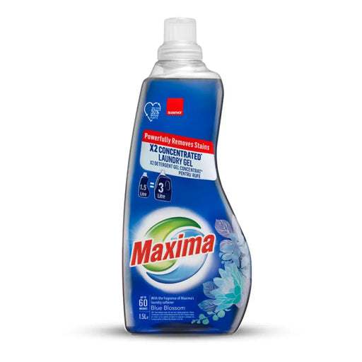 ГЕЛ ЗА ПРАНЕ 60 ПРАНЕТА MAXIMA 1.5 L BLUE BLOSSOM SANO