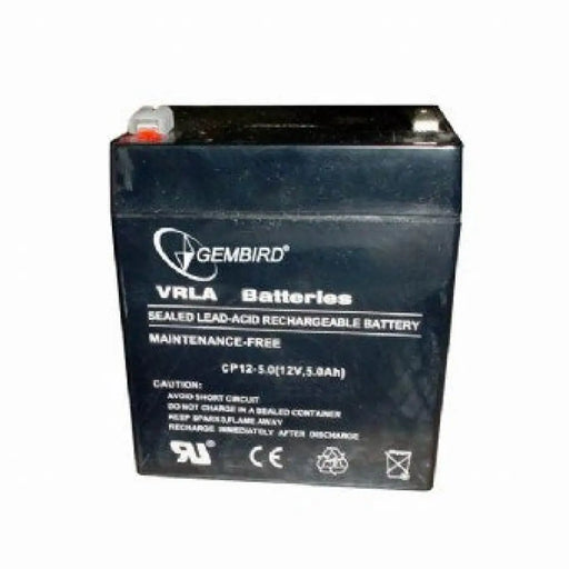 Gembird 12V 5Ah запечатана оловна киселина (VRLA)