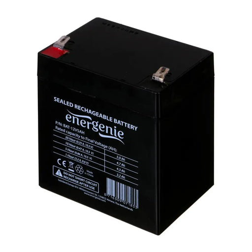 Gembird 12V 5Ah запечатана оловна киселина (VRLA)