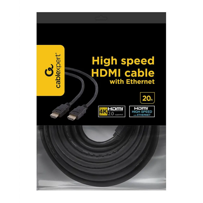 Gembird 20m HDMI HDMI кабел HDMI тип A (стандартен) черен