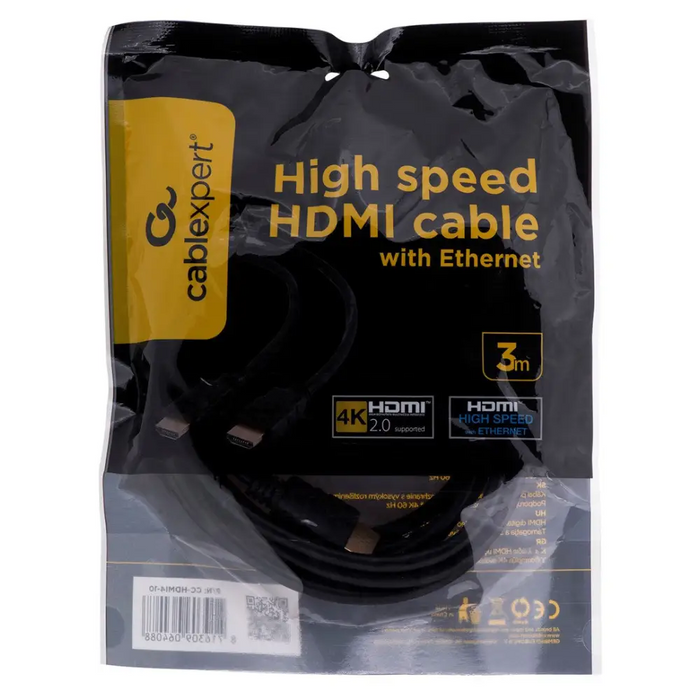 Gembird 3m HDMI M/M HDMI кабел HDMI тип A (стандартен) черен