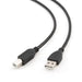 Gembird 4,5 м USB 2.0 A/BM USB кабел USB A USB B Черен