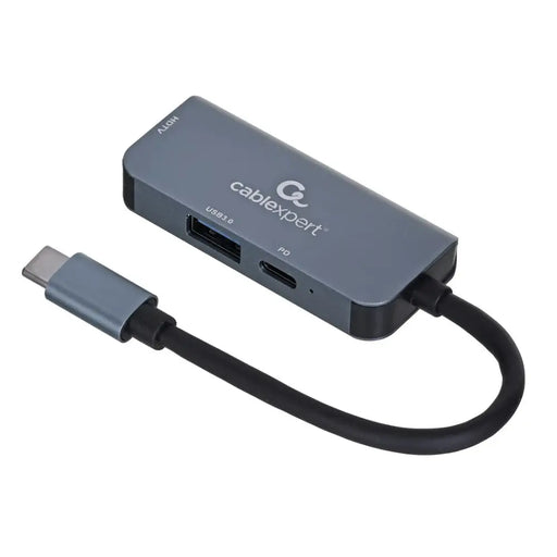 Gembird A-CM-COMBO3-02 USB Type-C 3-в-1 многопортов адаптер