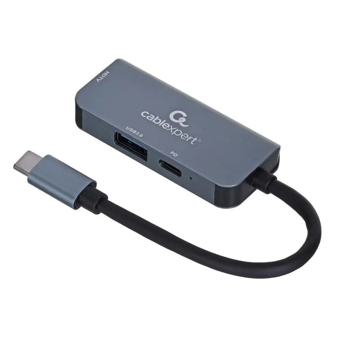 Gembird A-CM-COMBO3-02 USB Type-C 3-в-1 многопортов адаптер