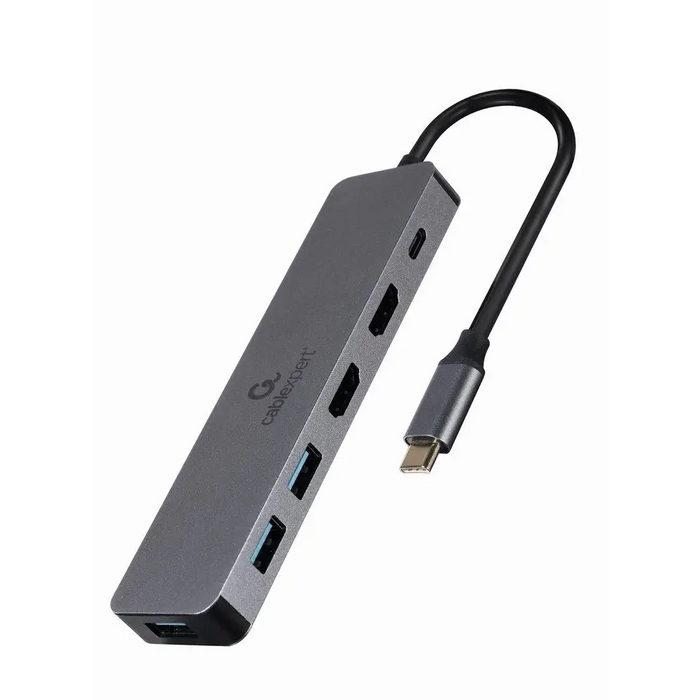 Gembird A-CM-COMBO3-03 USB Type-C 3-в-1 многопортов адаптер