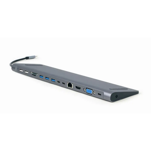 Gembird A-CM-COMBO9-01 USB Type-C 9-в-1 многопортов адаптер