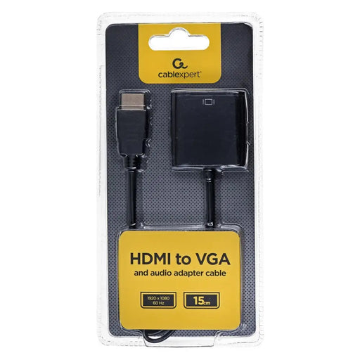 Gembird A-HDMI-VGA-03 адаптер за видео кабел 0,15 m HDMI