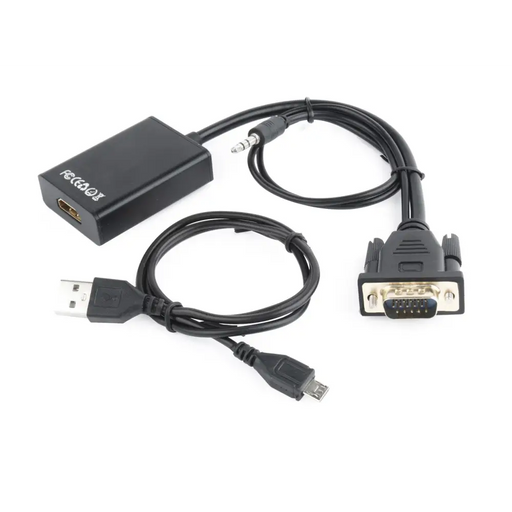 Gembird A-VGA-HDMI-01 адаптер за видео кабел 0,15 m HDMI