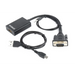 Gembird A-VGA-HDMI-01 адаптер за видео кабел 0,15 m HDMI
