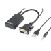 Gembird A-VGA-HDMI-01 адаптер за видео кабел 0,15 m HDMI