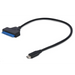 Gembird AUS3-03 USB кабел 0.2 m 2.0 USB C черен