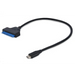 Gembird AUS3-03 USB кабел 0.2 m 2.0 USB C черен