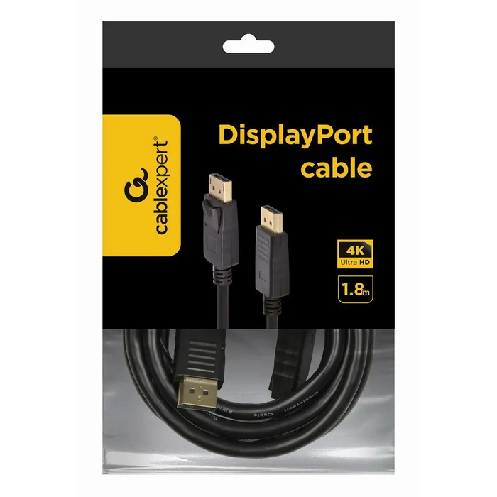 Gembird CC-DP2-6 DisplayPort кабел 1,8 м черен