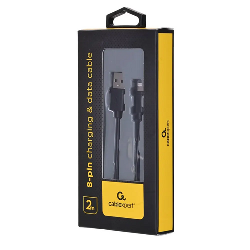 Gembird CC-USB2-AMLM-2M светкавичен кабел черен