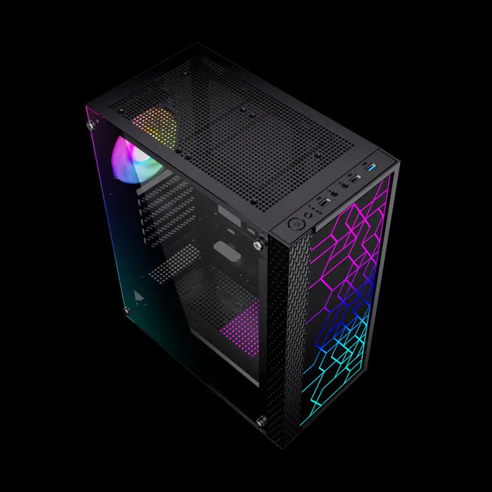 Gembird Fornax 2500 ARGB Gaming ATX кутия за компютър Midi