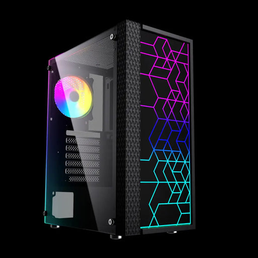Gembird Fornax 2500 ARGB Gaming ATX кутия за компютър Midi