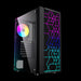 Gembird Fornax 2500 ARGB Gaming ATX кутия за компютър Midi