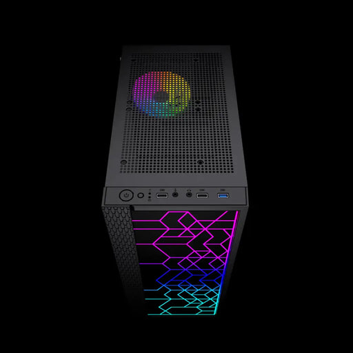 Gembird Fornax 2500 ARGB Gaming ATX кутия за компютър Midi