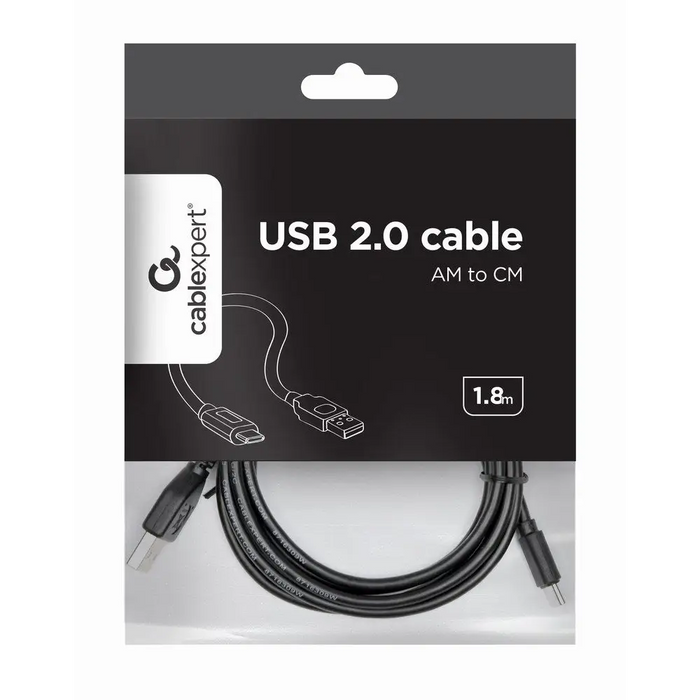 Gembird Kabel / Адаптер USB кабел USB 2.0 1.8 m USB A USB C