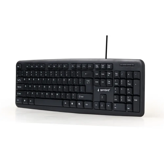 Gembird KB-U-103 клавиатура USB US English Черна