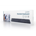 Gembird KB-U-103-RU клавиатура Office USB QWERTY английски