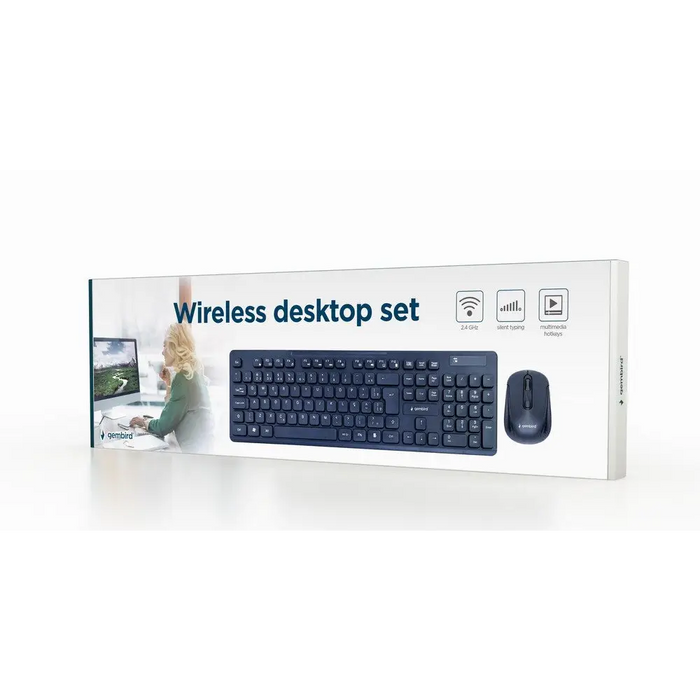 Gembird KBS-WCH-03 клавиатура Включена мишка Универсална RF