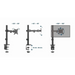 Gembird MA-D1-03 стойка за монитор / стойка 81,3 cm (32’’)