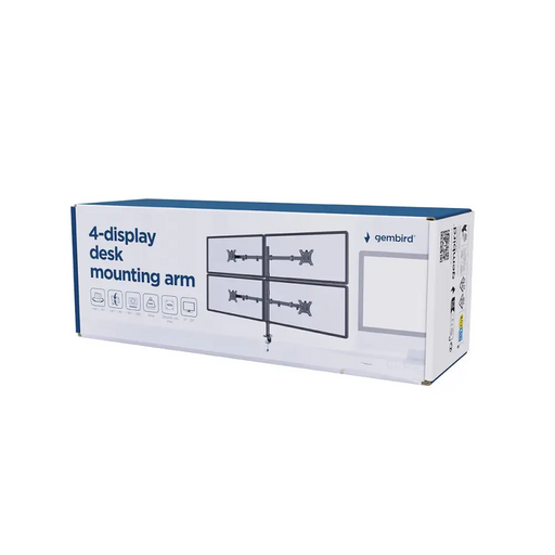 Gembird MA-D4-01 Регулируемо рамо за монтаж на бюро за 4
