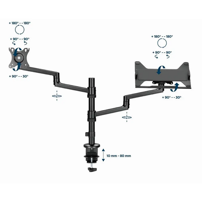 Gembird MA-DA-04 стойка за монитор / стойка 81,3 cm (32’’)