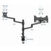 Gembird MA-DA-04 стойка за монитор / стойка 81,3 cm (32’’)