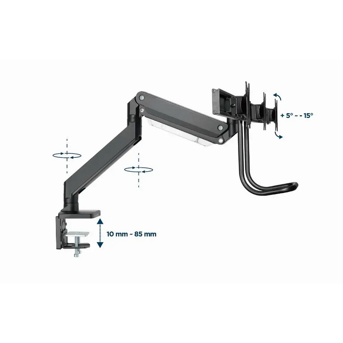 Gembird MA-DA3-03 стойка за монитор / стойка 68,6 cm (27’’)