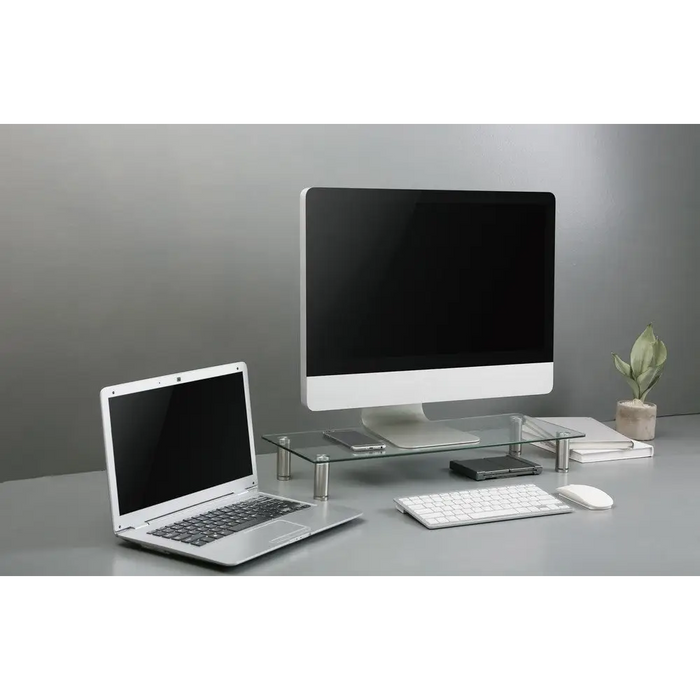 Gembird MS-TABLE-GM-01 Стъклена стойка за монитор средна