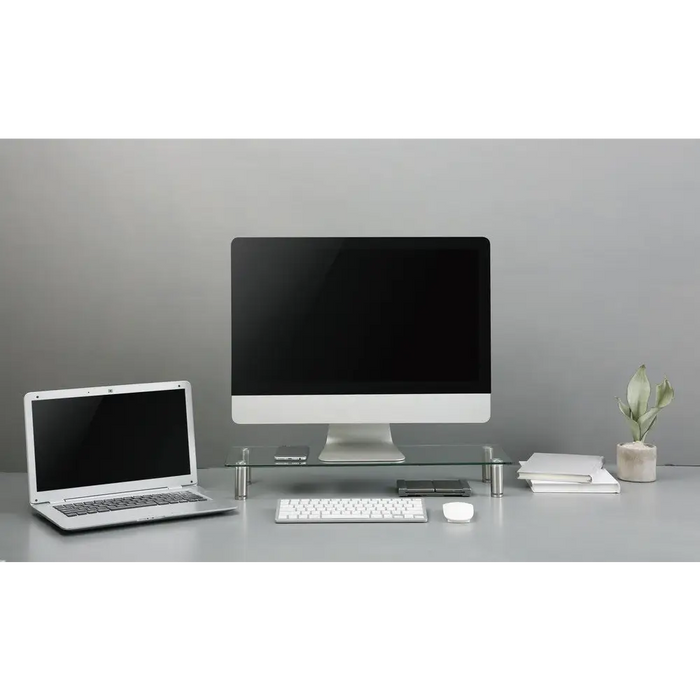 Gembird MS-TABLE-GM-01 Стъклена стойка за монитор средна