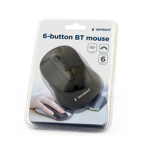Gembird MUSWB2 мишка Офис Дясна Bluetooth оптична 1600 DPI