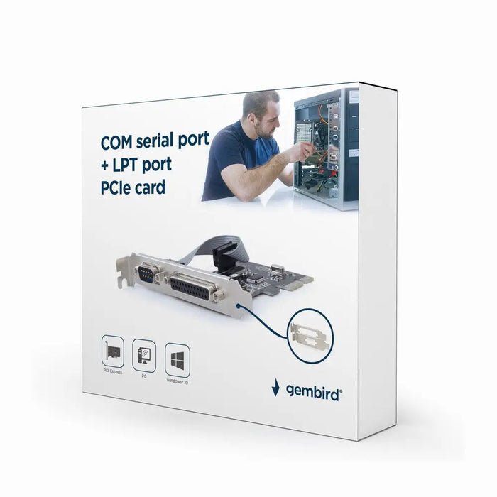 Gembird PEX-COMLPT-01 COM сериен порт + LPT порт