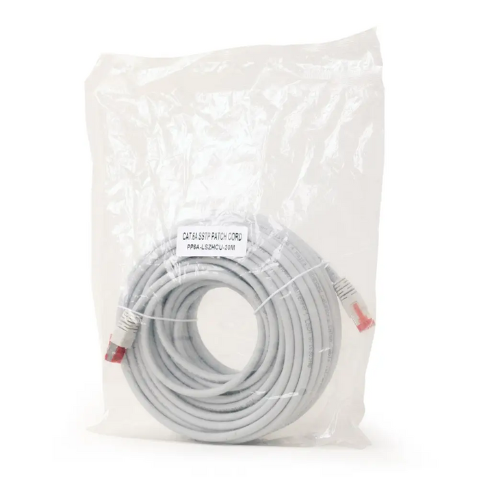 Gembird PP6A-LSZHCU-20M мрежов кабел Сив Cat6a S/FTP (S-STP)