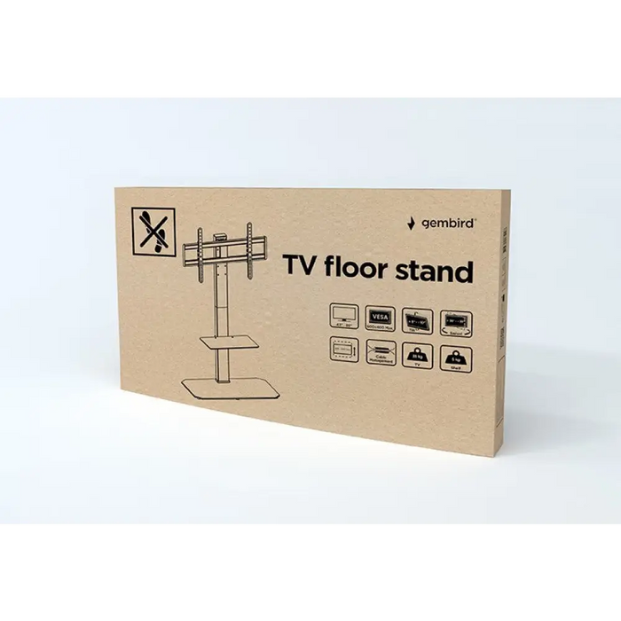 Gembird TVS-86ST-01 стойка за телевизор 43’’ - 86’’ черна