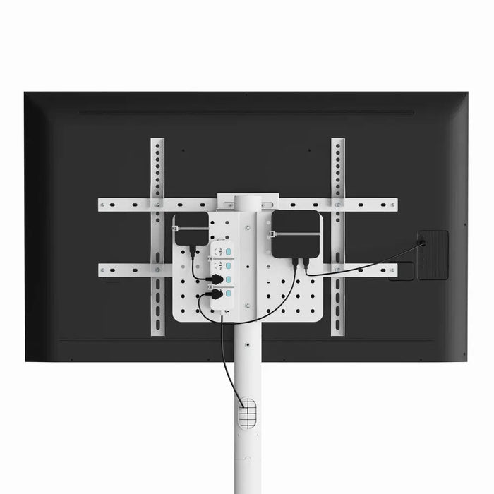 Gembird TVS-86TR-01-W стойка за телевизор 37’’ - 86’’ бяла
